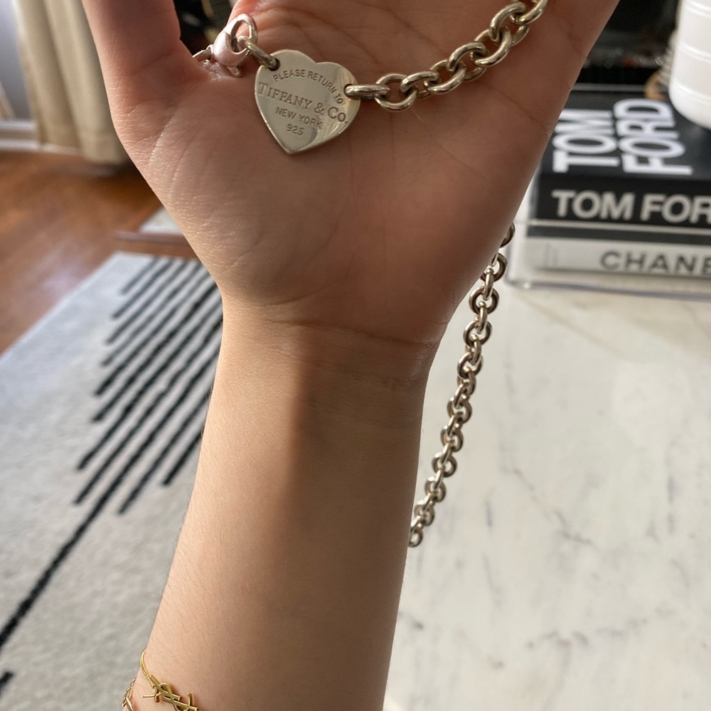 Tiffany and Co heart chain